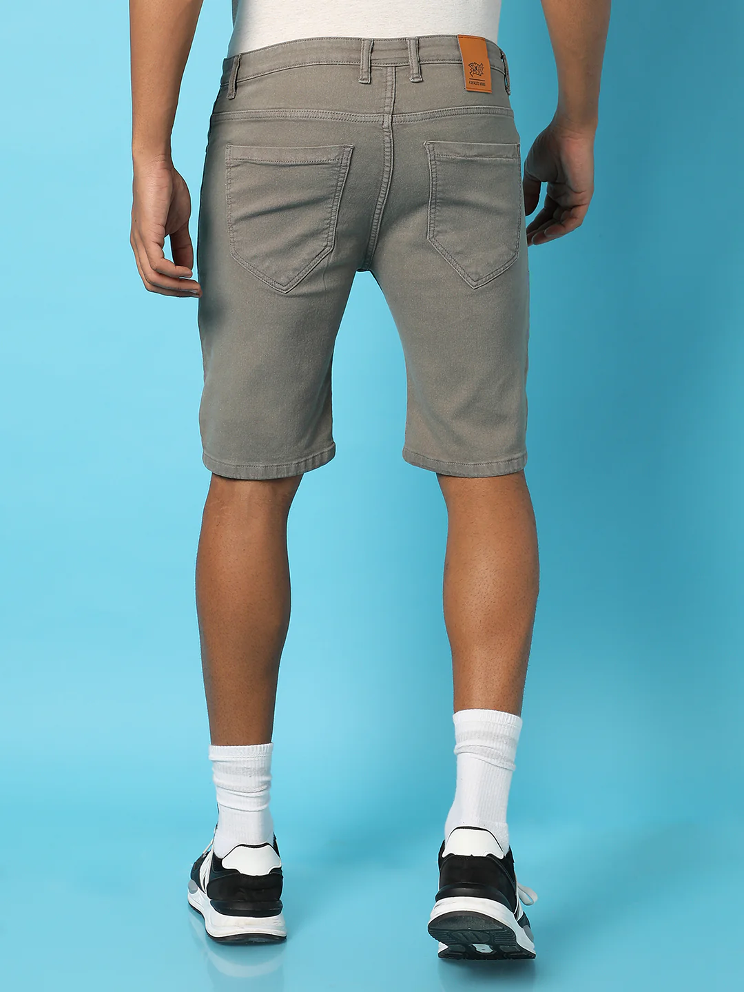 Chino Denim Shorts - Image 3