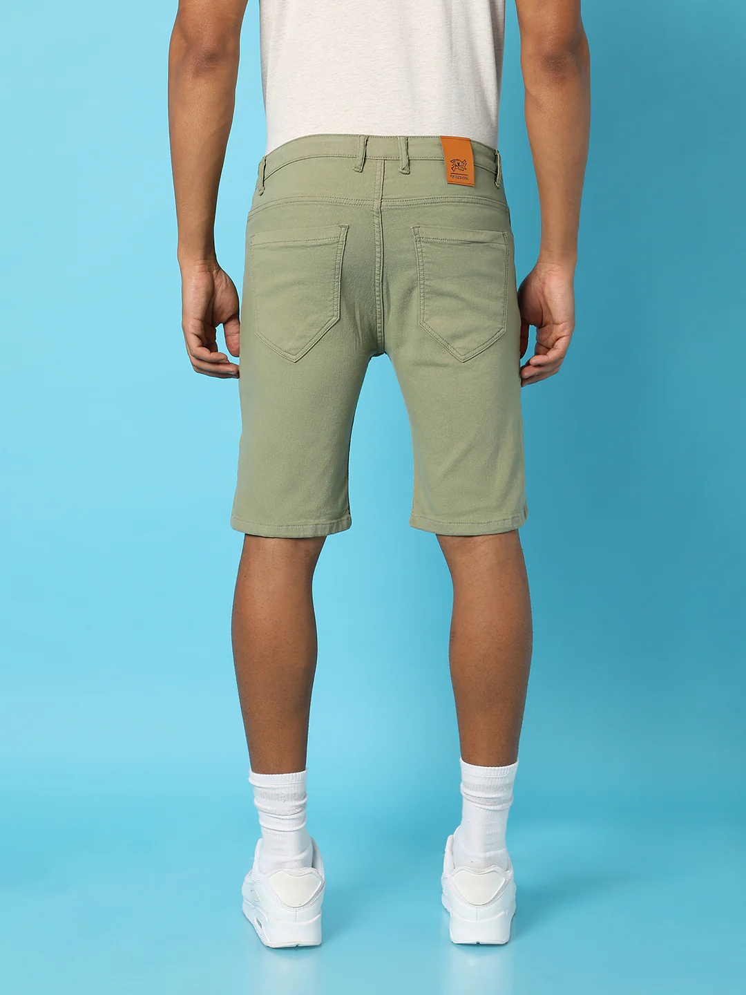 Chino Denim Shorts - Image 4