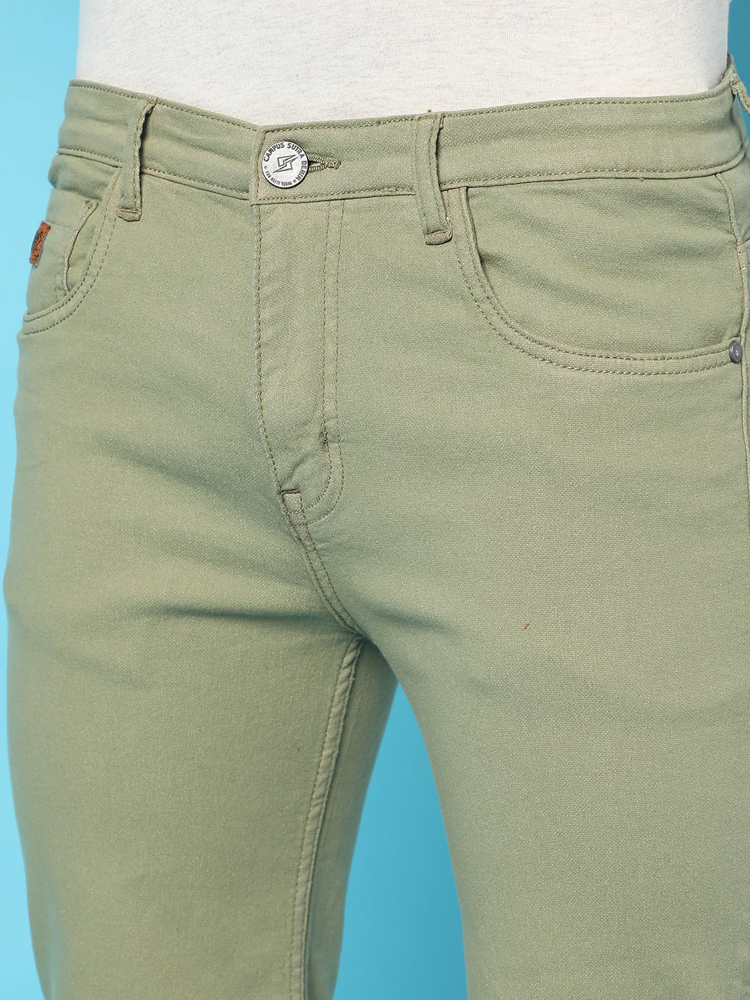 Chino Denim Shorts - Image 5