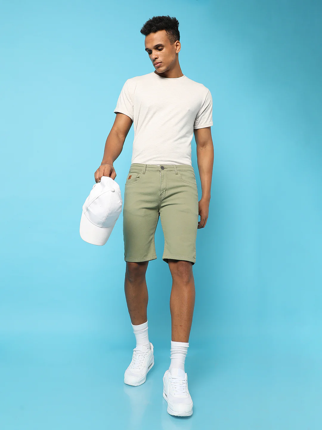 Chino Denim Shorts - Image 7