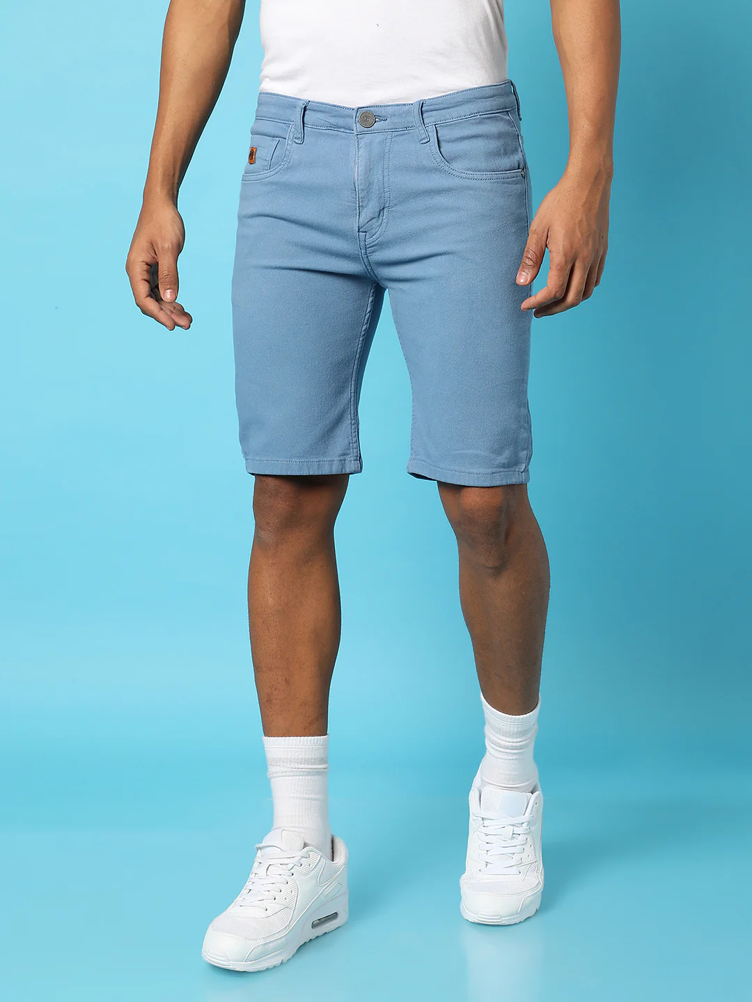 Chino Denim Shorts - Image 2
