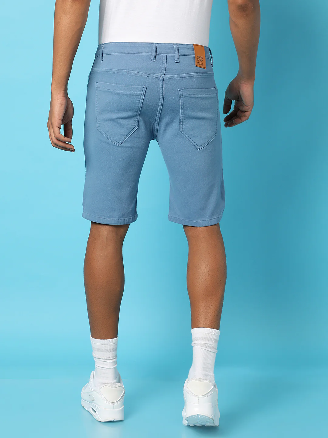 Chino Denim Shorts - Image 4