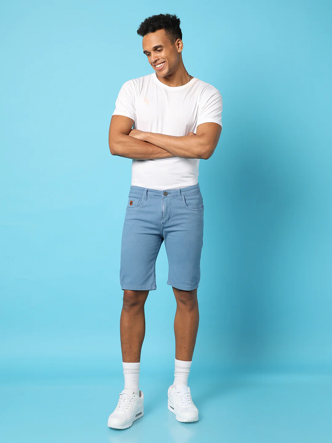 Chino Denim Shorts - Image 6