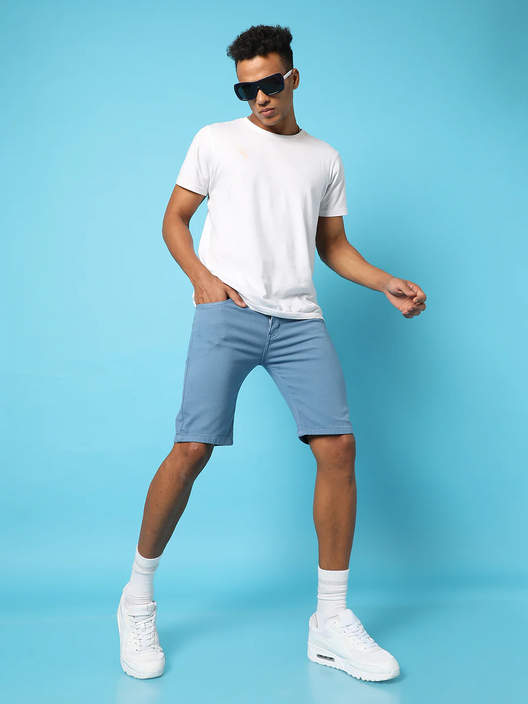 Chino Denim Shorts - Image 7