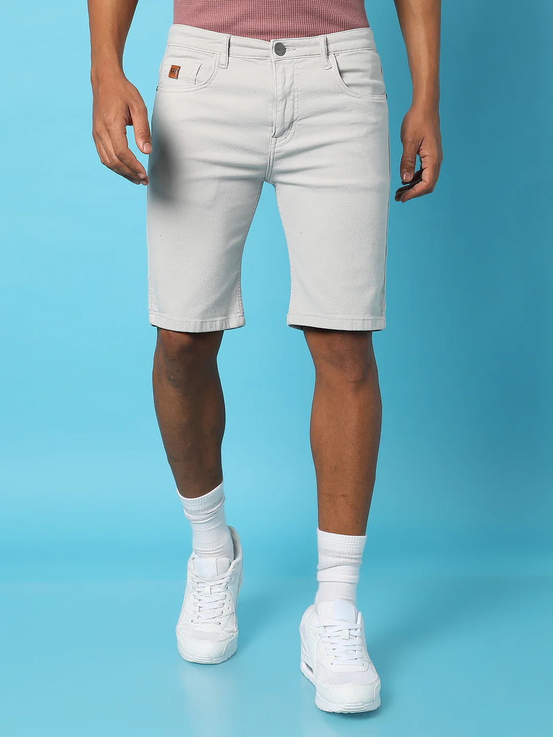 Chino Denim Shorts - Image 2