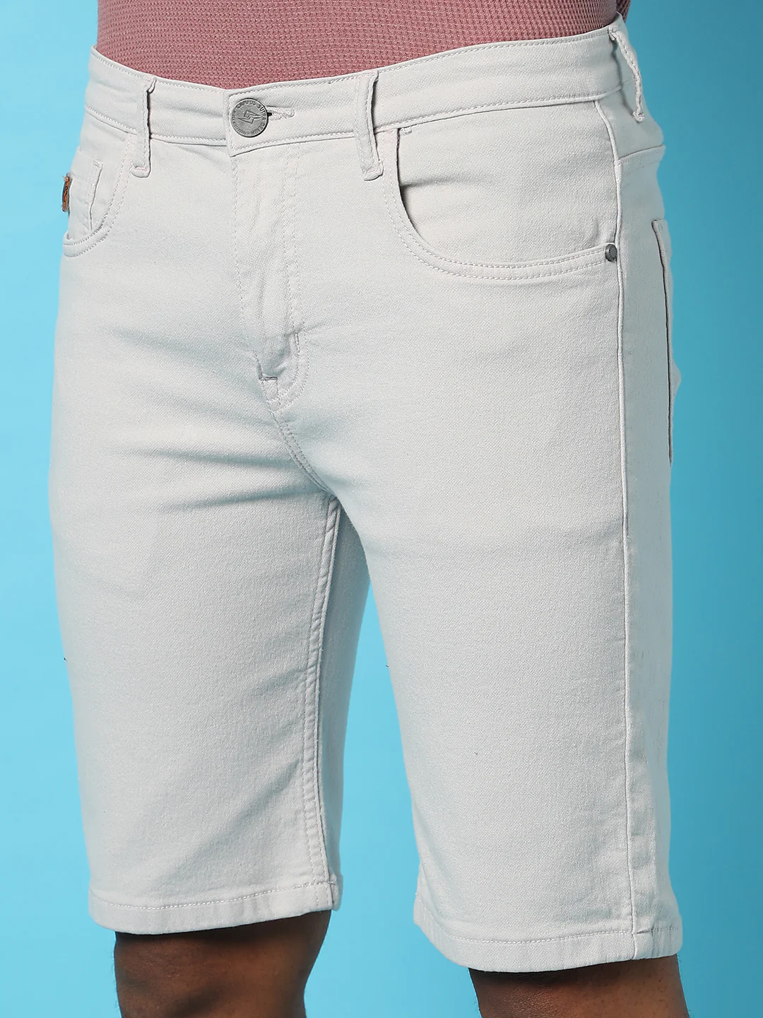 Chino Denim Shorts - Image 5