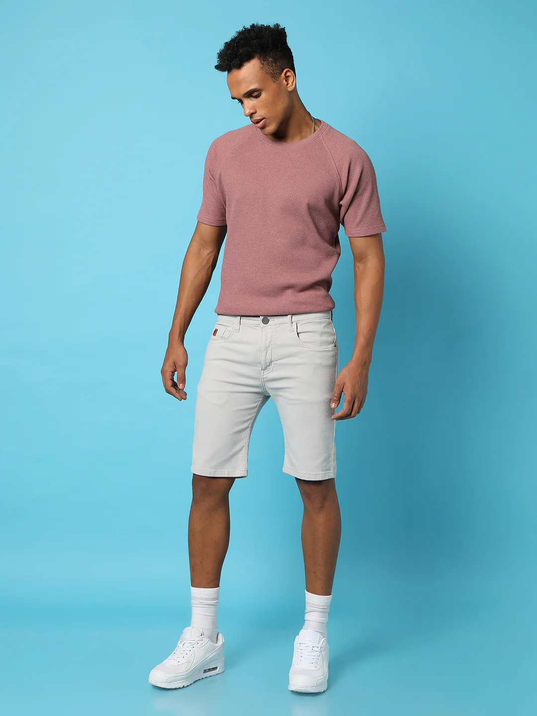 Chino Denim Shorts - Image 6