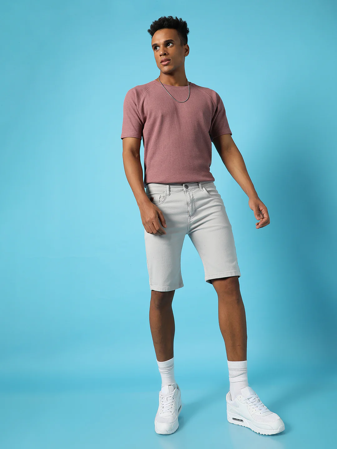 Chino Denim Shorts - Image 7
