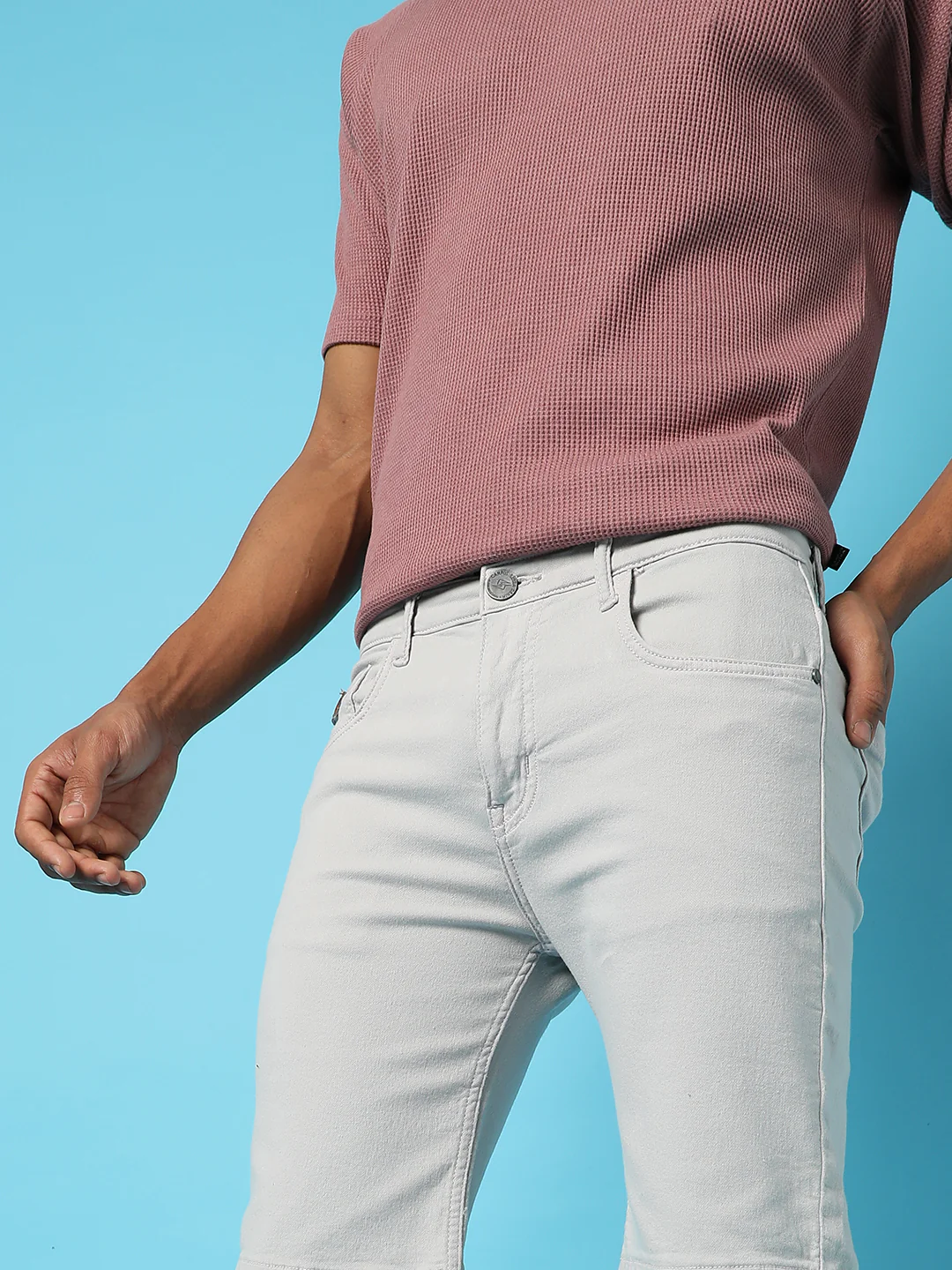 Chino Denim Shorts - Image 8