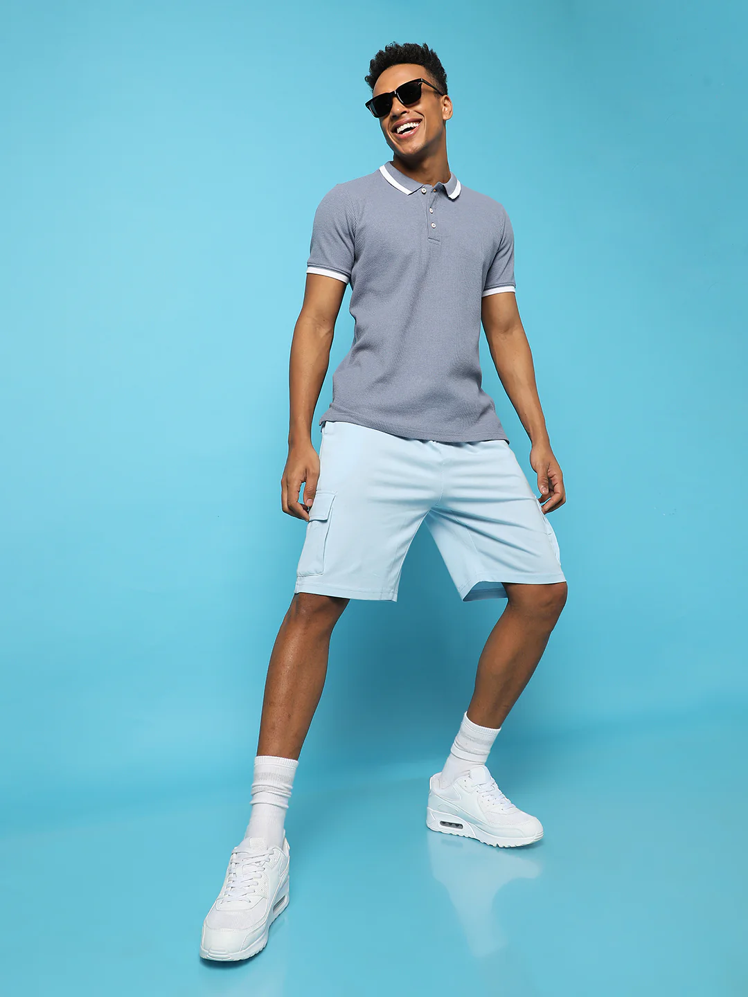 Solid Polo Neck T-Shirt - Image 7