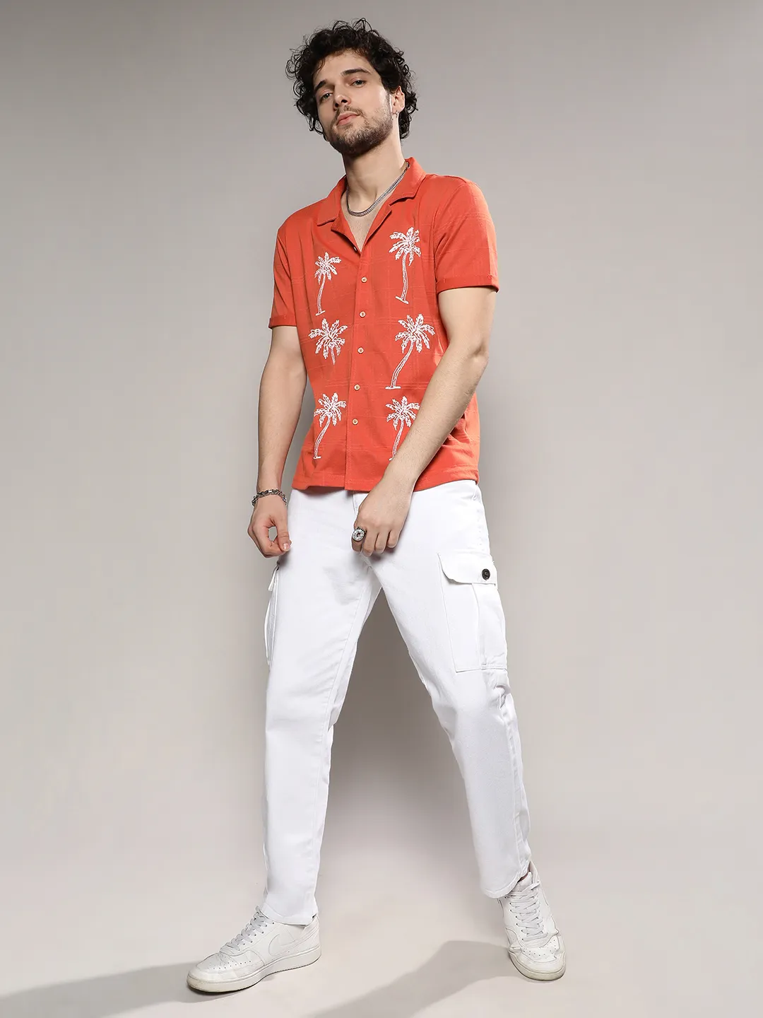 Palm Tree Knit Shirt - Image 5