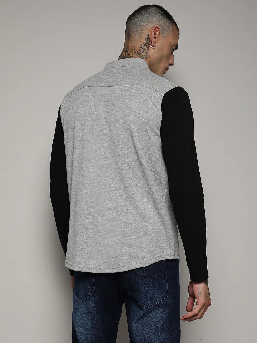 Contrast Sleeve Shirt - Image 4