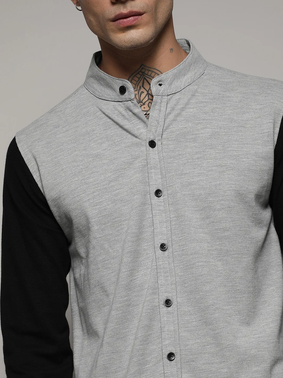 Contrast Sleeve Shirt - Image 5