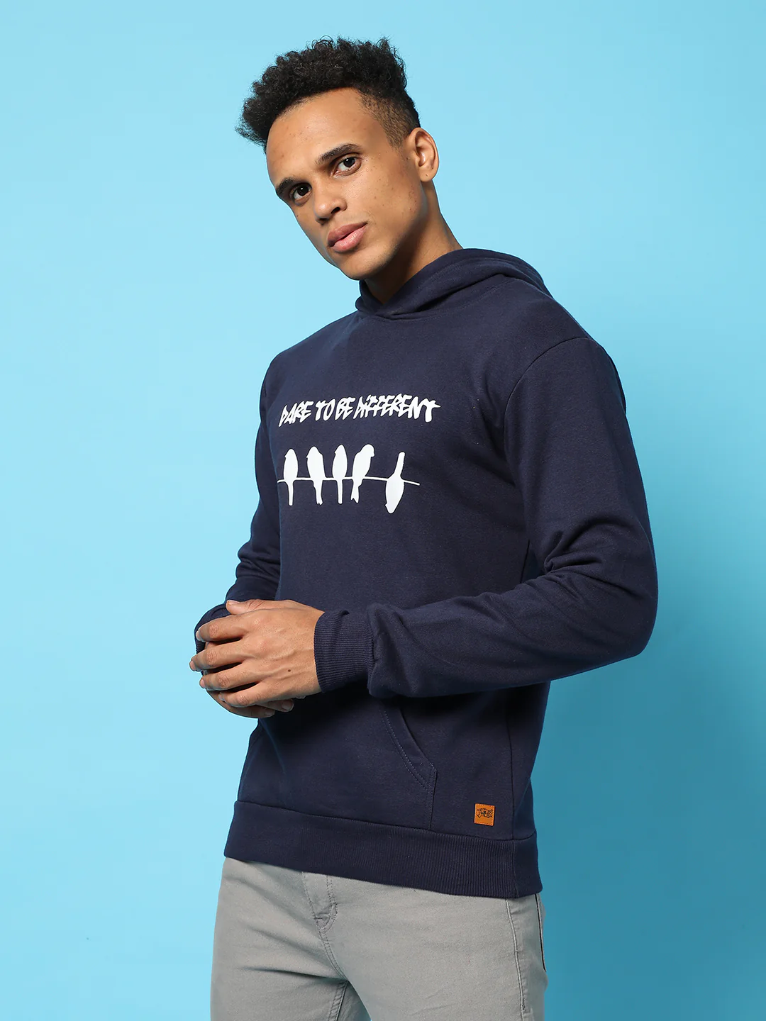 Dare To Be Different Hoodie With Kangaroo Pocket - Image 3