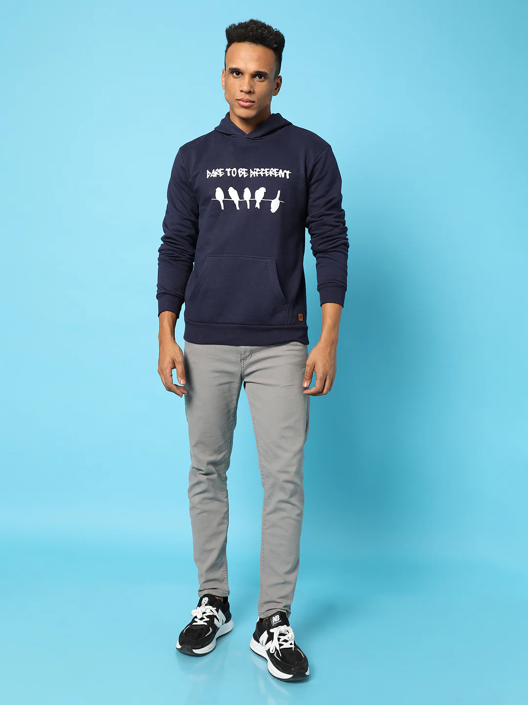 Dare To Be Different Hoodie With Kangaroo Pocket - Image 6