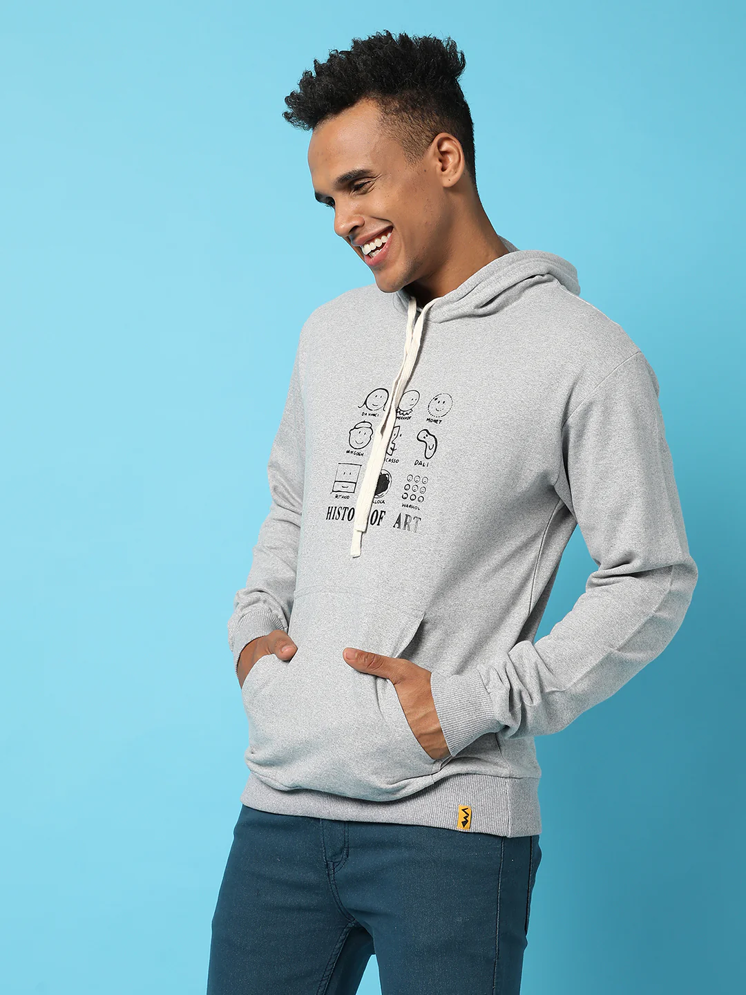 Printed Hooded Sweatshirt - Image 3