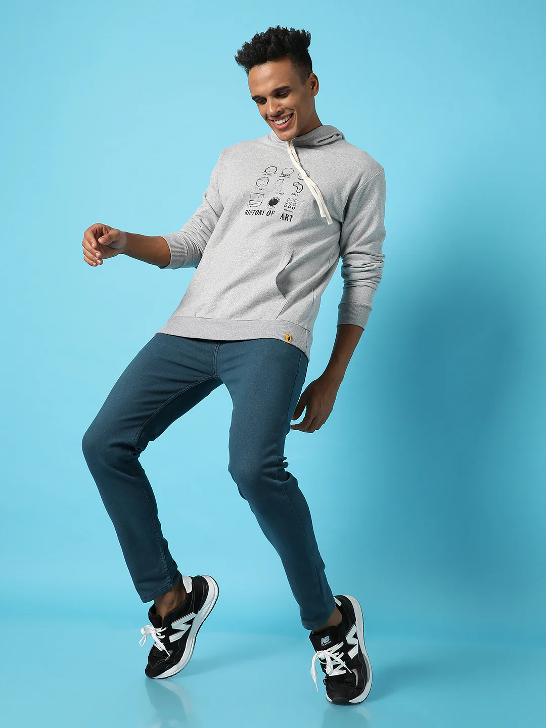 Printed Hooded Sweatshirt - Image 7