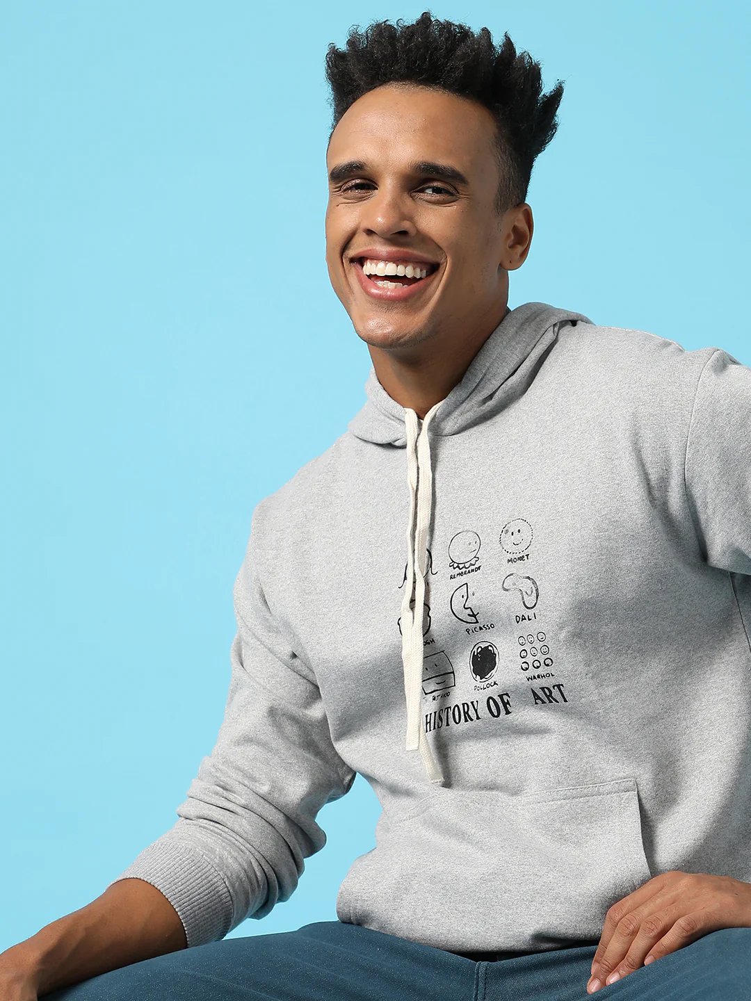 Printed Hooded Sweatshirt - Image 8