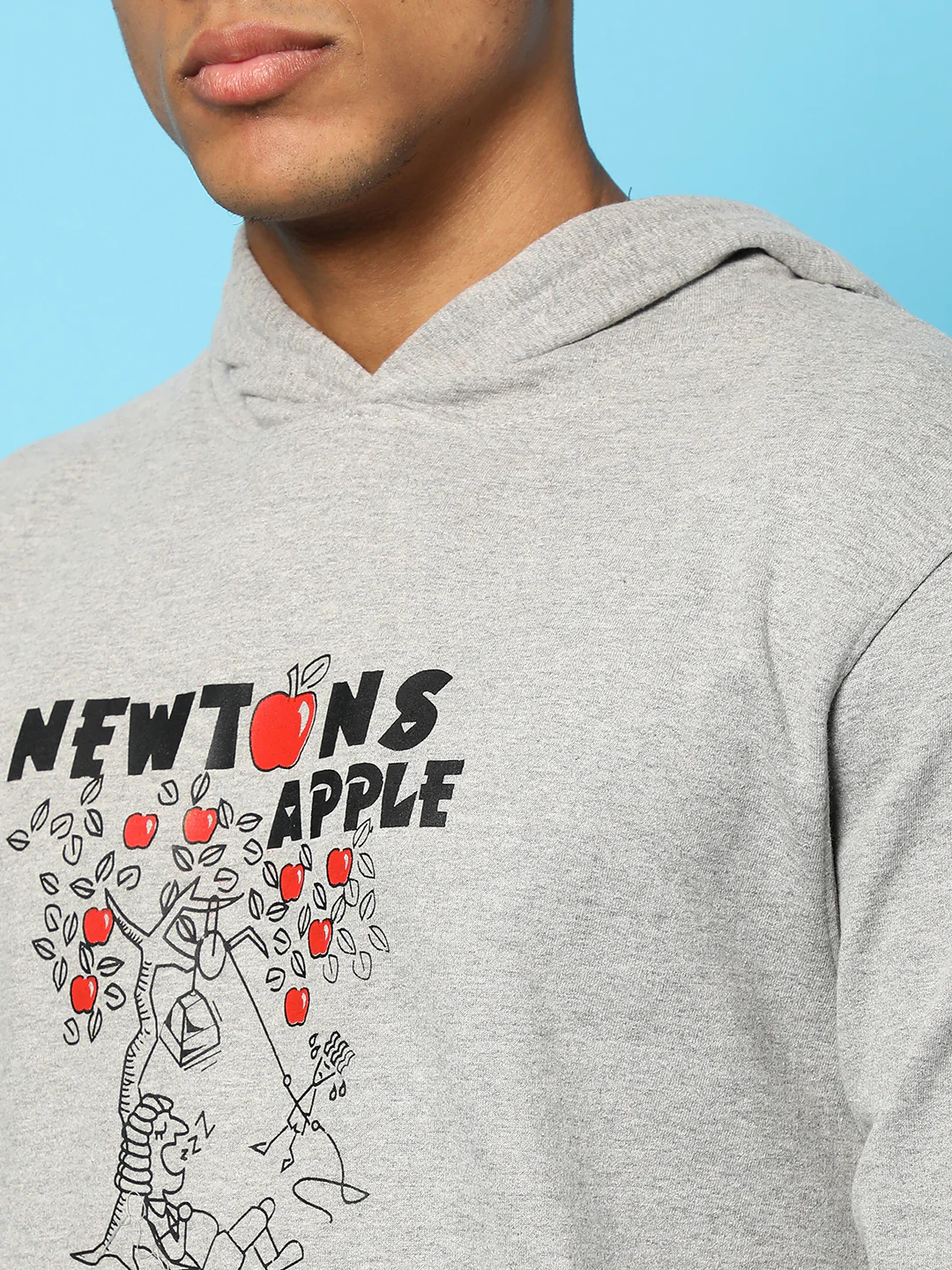 Newton'S Apple Hoodie With Kangaroo Pocket - Image 5
