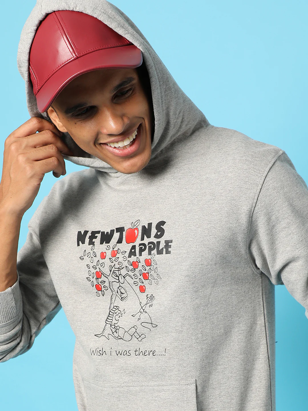 Newton'S Apple Hoodie With Kangaroo Pocket - Image 8