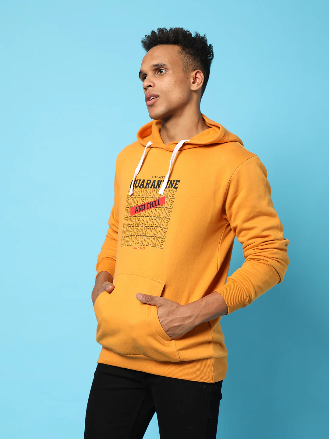 Quarantine Hoodie With Kangaroo Pocket - Image 3