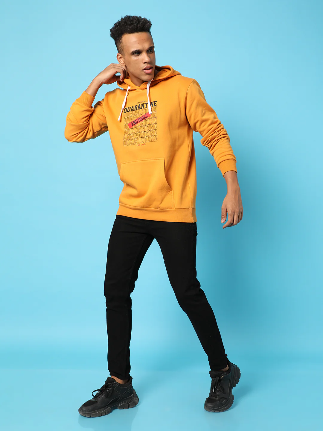 Quarantine Hoodie With Kangaroo Pocket - Image 6