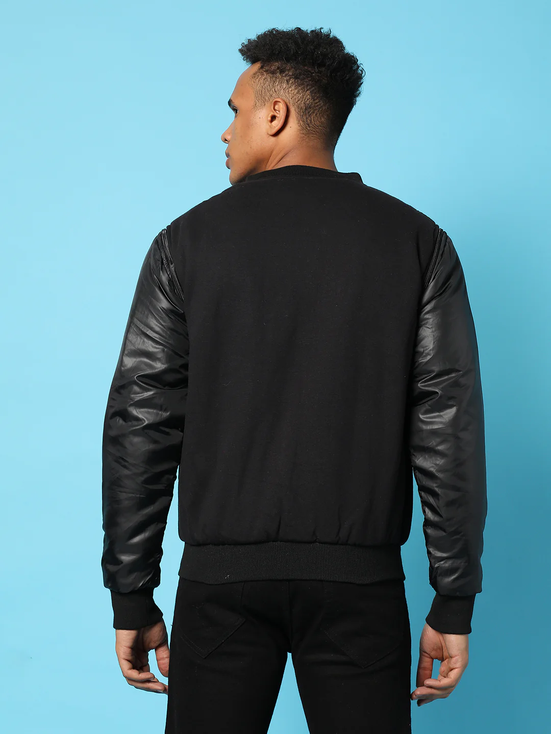 Solid Zipper Jacket - Image 4