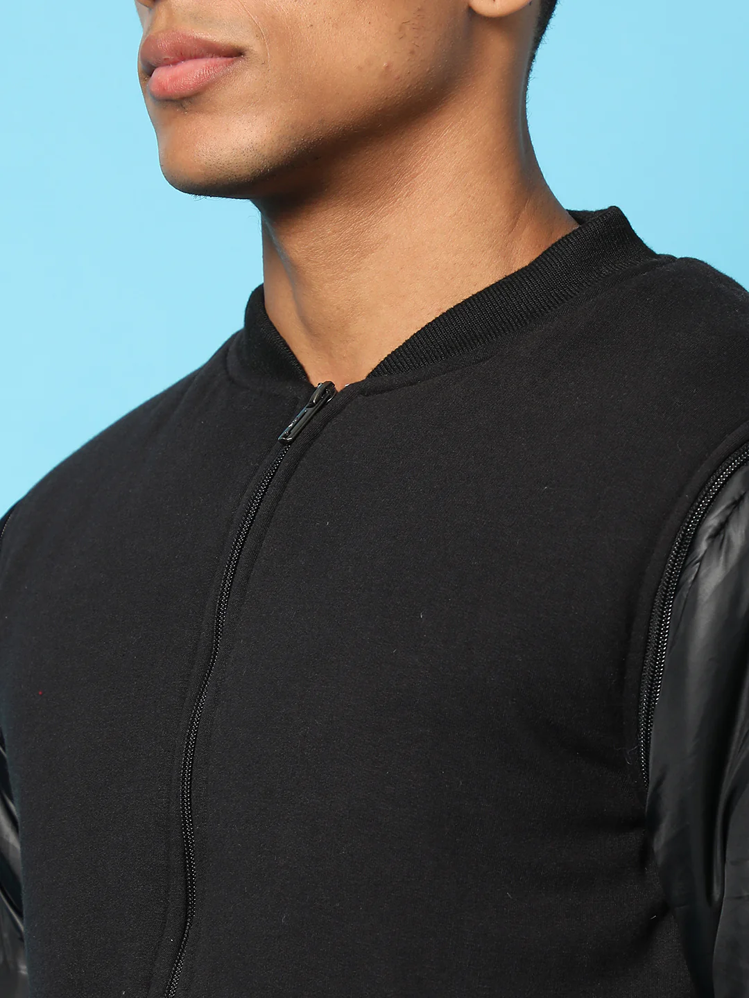 Solid Zipper Jacket - Image 5