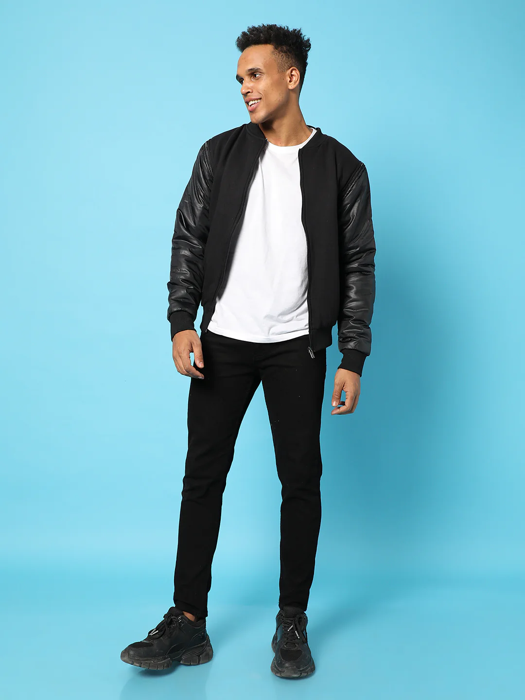 Solid Zipper Jacket - Image 6
